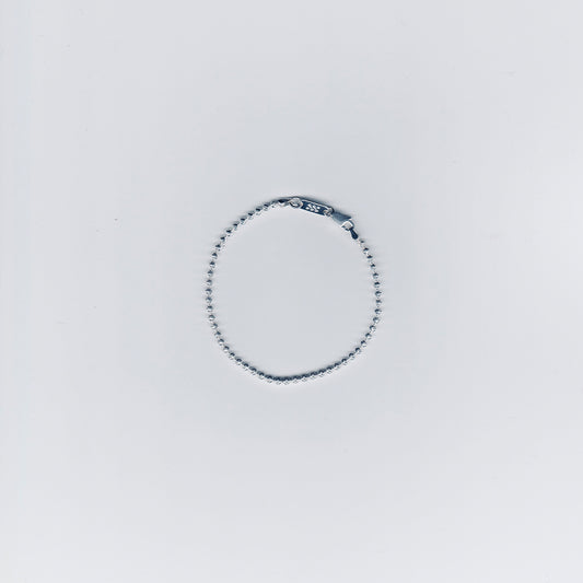 DIAMOND CUT BALL CHAIN BRACELET