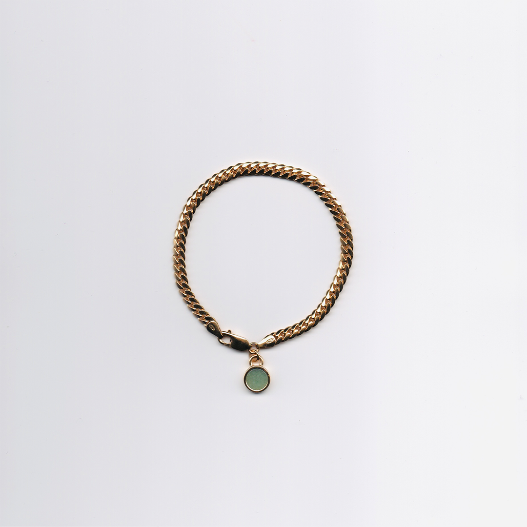 HEAVEN AND EARTH CUBAN CHAIN BRACELET