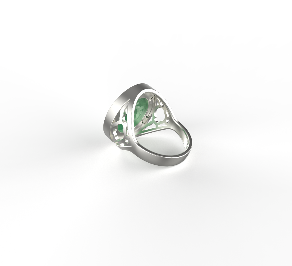 Sterling silver deals sovereign ring